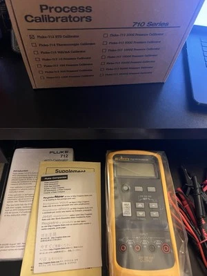 FLUKE 712 RTD PROCESS CALIBRATOR - Image 1 of 4