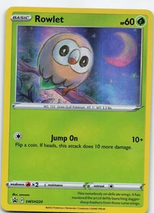 Rowlet - SWSH220 SWSH: Sword & Shield Promo Cards Promo Holo MP Pokémon TCG - Picture 1 of 2