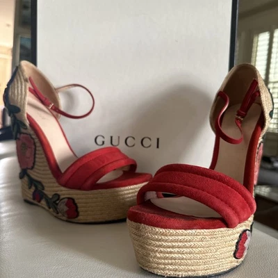 Cuñas florales Gucci 39 IT Foto 1 de 4