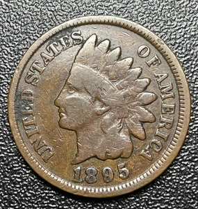 1895 Indian Head Cent Penny - Picture 1 of 4