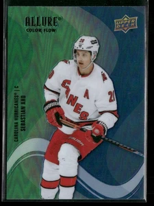 Upper Deck Allure 2022-23 - Color Flow Sebastian Aho #SF-1 verde blu - Foto 1 di 2