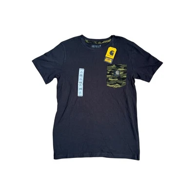 Camiseta Carhartt Niños Manga Corta Camuflada Bolsillo Caviar Negra Talla M Nueva Con Etiquetas Foto 1 de 4