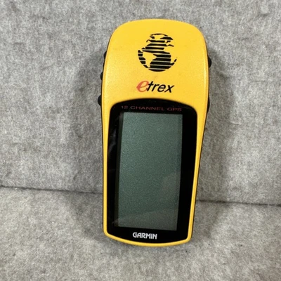 Garmin eTrex 12 Channel GPS Yellow Handheld Personal Navigator Tested (Read Desc - Image 1 of 4