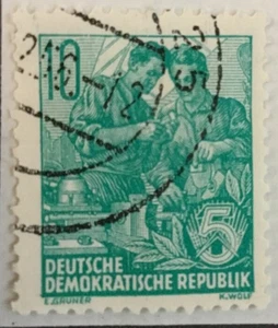Germany East Germany Five-Year Plan Stamp - Picture 1 of 1