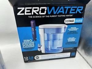 Zerowater 12 Cup 5-Stage Filtration Pitcher with TDS Meter & Filter Open Box - Picture 1 of 8