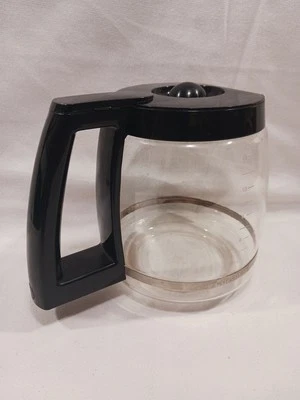 Cuisinart Modelo DCC-1200 Repuesto 12 Tazas Cafetera Jarra Vidrio Olla Negra  Foto 1 de 4