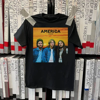 America band album black T-shirt short sleeve All sizes S to 5Xl JM856 - Image 1 of 4