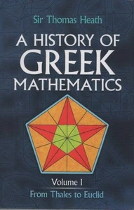 SIR THOMAS HEATH The History of Greek Mathematics Volume 1 2015 SC Book - Picture 1 of 1