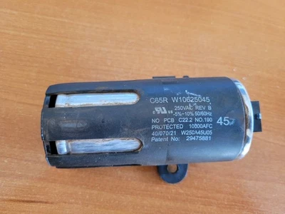 Condensador de arranque para lavadora Whirlpool/Maytag W11158830 Foto 1 de 2
