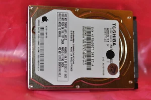 Disco rigido Apple Toshiba 500 GB 2,5 SATA 655-1646B formato MK5065GSXF testato in ottime condizioni - Foto 1 di 7