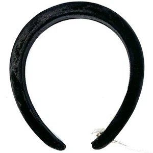 JENNIFER BEHR x Veronica Beard Tori Velvet Headband Black (MSRP $188) - Picture 1 of 5