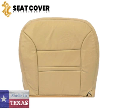 For Ford Excursion 2000 2001 Limited Driver Bottom Vinyl Seat Cover In Tan - Image 1 of 3