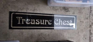 treasure chest arcade redemption plexi marquee sign #304 - Picture 1 of 1