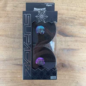 New! Supacaz Super Sticky Kush Star Fade Oil Slick Handlebar Bar Tape MSRP $50 - Picture 1 of 5