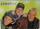 Happy Hardcore SCOOTER 4x6 SIGNED Authentic Promo Card Club Tools BCBBA104