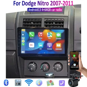 10''Apple CarPlay Android 13 GPS Car Stereo Radio For Dodge Nitro 2007-2011 64GB - Bild 1 von 17