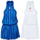 Adidas Todo en Uno Mujer Sport Formación Tenis Vestido 3er-Set Blanco Azul Nuevo