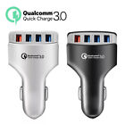 4 Port QC3.0 USB Fast Car Charger PD Adapter For Samsung iPhone Android Phone