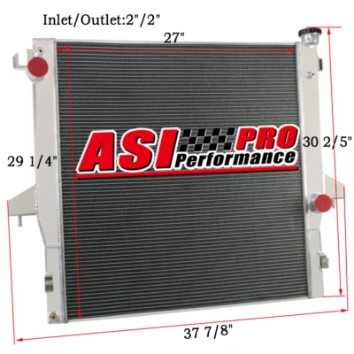 fit Dodge 2003-2009 Ram 2500 3500 / 08-09 4500 5500 5.9L 6.7L L6 3 Row Radiator - Image 1 of 4