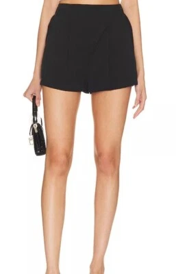 ZARA Women's Shorts Black Pull On Drawstring Waist 3 Pockets Size S Small, New - Image 1 of 4