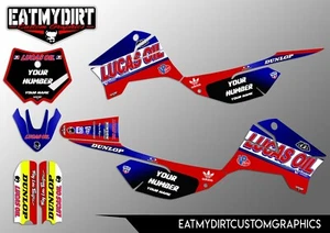 FÜR RFZ 150 160 PITBIKE CUSTOM GRAFIK KIT MX MOTOCROSS AUFKLEBER AUFKLEBER ATV - Bild 1 von 6