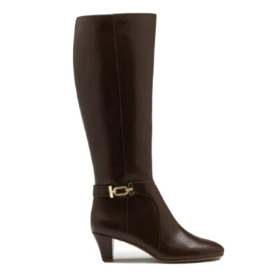 Bass Caroline Black Extended Calf Women's Riding Tall Boots Size 7.5 - Image 1 of 4