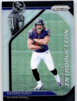 2018 Prizm Introductions Silver Hayden Hurst Rookie RC PWE Refactor Holo Ravens - Image 1 of 2