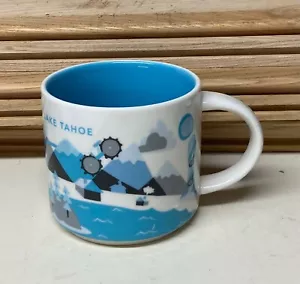 Starbucks Coffee LAKE TAHOE Multicolor You Are Here YAH Mug 14 Ounce - Picture 1 of 6