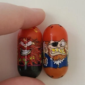 Mighty Beanz Moose 2010 Pirate Bean #34 y #190 Red Beard Bean - Imagen 1 de 5
