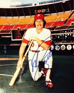 Mike Schmidt Portrait Philadelphia Phillies MLB Authentic Autographed 8x10 Photo - Picture 1 of 2