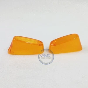 2x FRONT SIGNAL WINKER LENS L/R FOR HONDA C100 C102 C105 CA100 CA102 CA105T CM91 - Bild 1 von 4