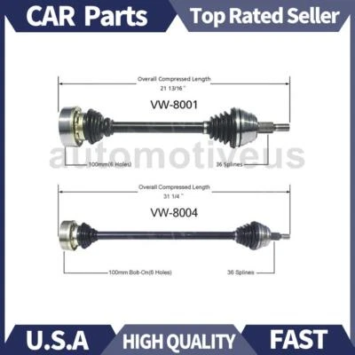 Eje delantero CV 2x TrakMotive para Volkswagen Golf 1995 1996 1997 Foto 1 de 3