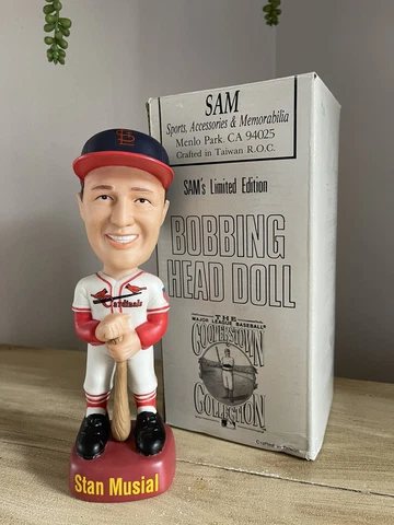 STAN MUSIAL St. Louis Cardinals Legend 1995 SAM’s LE Nodder Bobblehead NIB! Cover