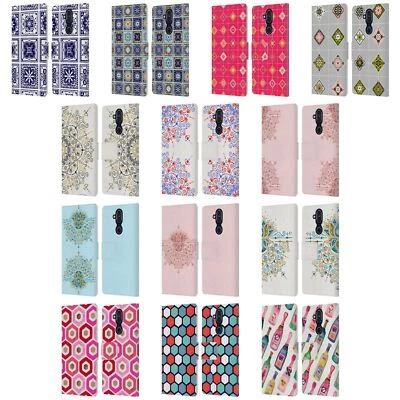 OFFICIAL CAT COQUILLETTE PATTERNS 6 LEATHER BOOK WALLET CASE FOR NOKIA PHONES - Image 1 of 4