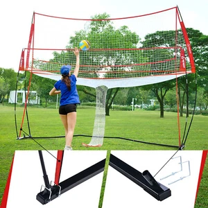 Volleyball Training Volleyball Practice Net Station for Hitting and Serving Dril - Picture 1 of 7