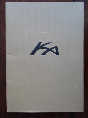 FORD KA RANGE orig 1996 1997 UK Mkt Full 24pp Sales Brochure - Image 1 of 3