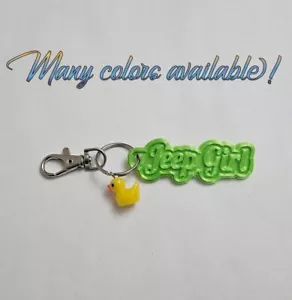Jeeper girl keychain - perfect gift for offroading gals - Picture 1 of 10