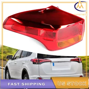 Conjunto de lámpara trasera exterior izquierda roja del lado del conductor para Toyota RAV4 2013-2014-2015 - Imagen 1 de 10