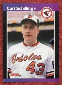 1989 Donruss #635 novato Curt Schilling radiocontrol Ex Orioles Diamondbacks Red Sox (A) - Imagen 1 de 1