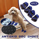 Ensemble antidérapantes imperméables chaussures de protection canines bottes de pluie chaussettes pour animaux de compagnie bottines 4 pièces