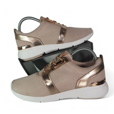 Michael Michael Kors Amanda Metallic Mesh Casual Sneakers HJ18J Women's 7.5M - Image 1 of 4