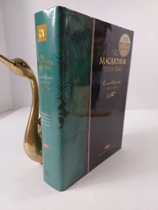 MacArthur Study Bible NKJV 1997 New King James Version HC DJ VG - Picture 1 of 21