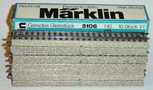 MARKLIN ESCALA HO 10 VIAS RECTAS TIPO M, 18 CM., REF. 5106, CON CAJA - Picture 1 of 1