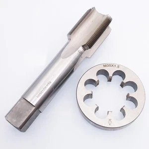HSS M35 x 1.5mm Tap & M35 x 1.5mm Die Metric Thread Right Hand - Picture 1 of 4