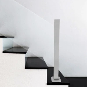 35.8'' Glass Railing Post,Balustrade for Balcony Deck Stairs Stainless - Picture 1 of 16