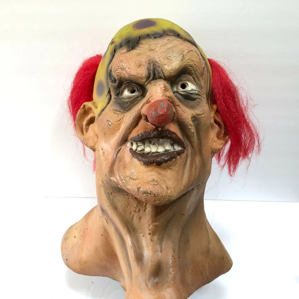 Halloween Mask Adult Scary Creepy Clown Mask Costume Prop Cosplay NEW w/o Tags - Image 1 of 4