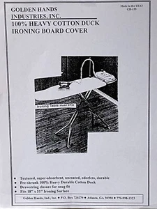 REPLACEMENT IRONING BOARD COVER TO FIT 18"X51" EURO-PRO EP36 AND EP39 IB SURFACE - Picture 1 of 1