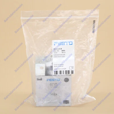 one new FESTO RO-3-1/4-B 8991 Roller Lever Valve Fast Delivery #YP1 - Image 1 of 4