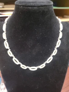 Collana Napier vintage catenina firmata tono argento - Foto 1 di 7