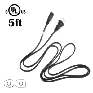 PwrON 5ft UL Power Cord Cable for Vizio E-Series & M-Series 29 32 50 55 65 70 TV - Picture 1 of 6